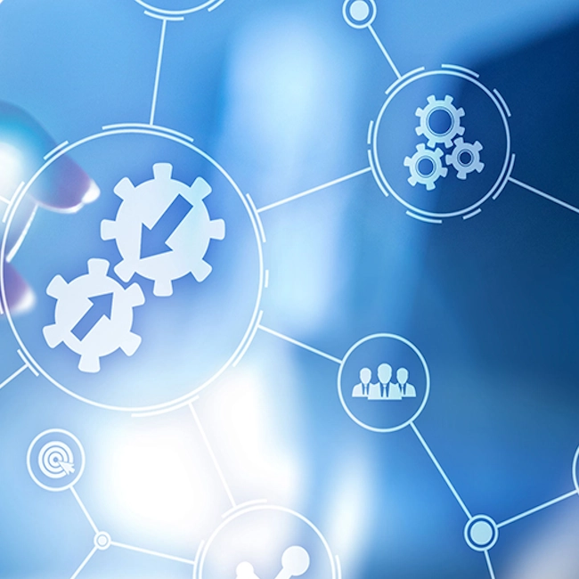 Hexavera enterprise integration platform showing real-time connections with SAP, Oracle, and Workday systems